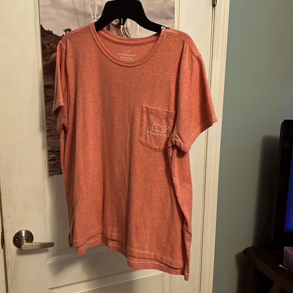 Pink Vineyard Vine Boyfriend Tee